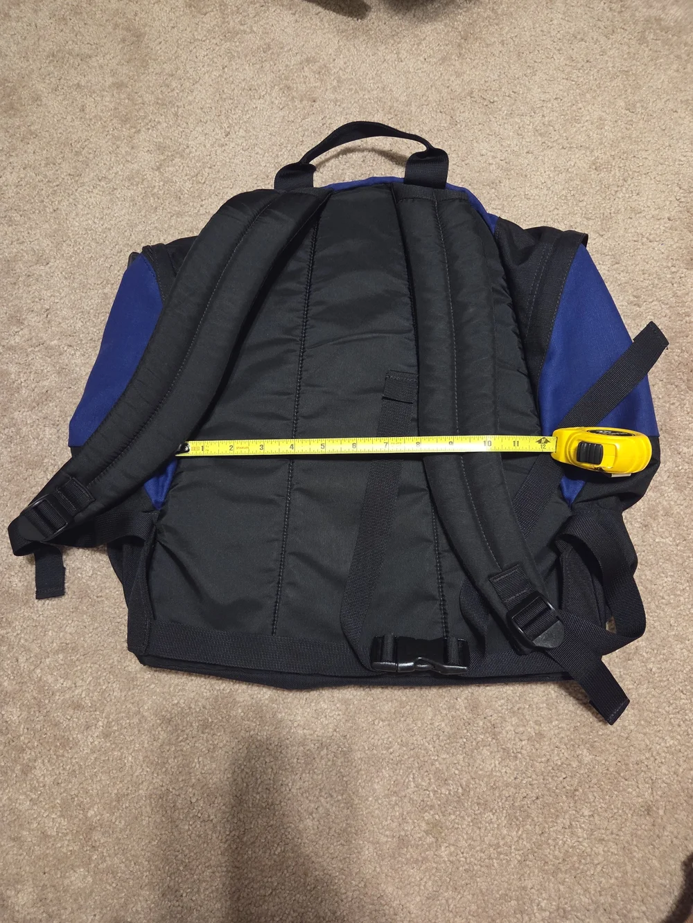 The North Face Tuolumne Backpack Blue & Black Outdoor School Travel Pack